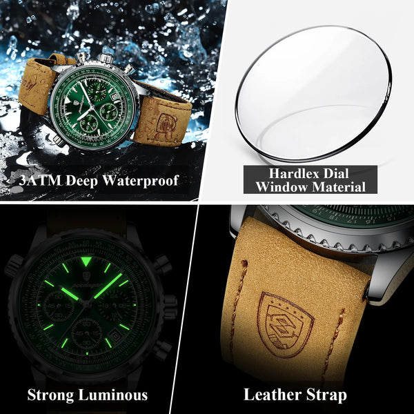 Elegante Herrenarmbanduhr